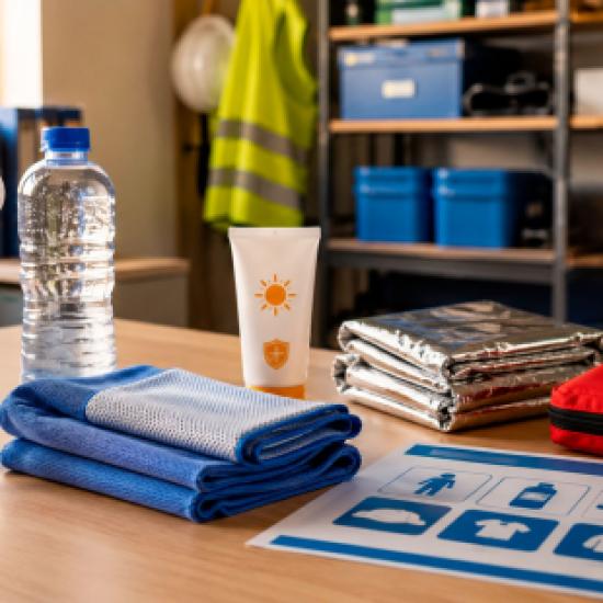 Que mettre dans un kit anti-canicule professionnel ?