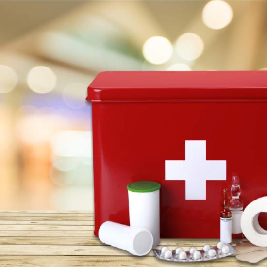 La gamme de trousses de secours Tamô.