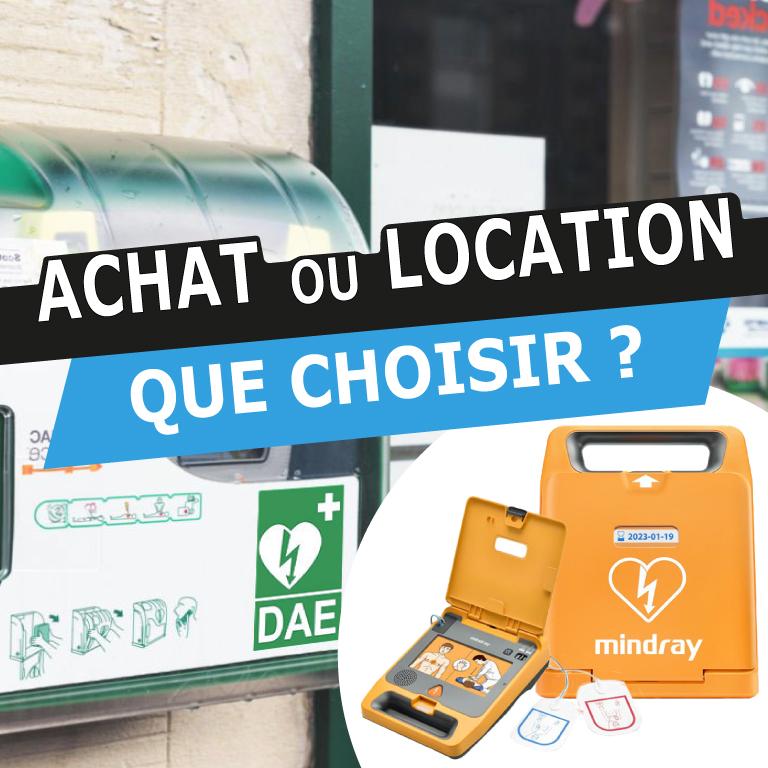 Acheter ou Louer son Défibrillateur ?