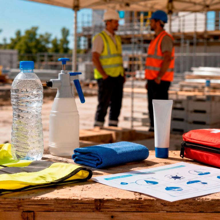 Canicule sur chantier : prévention, horaires et équipements à prévoir dans le BTP