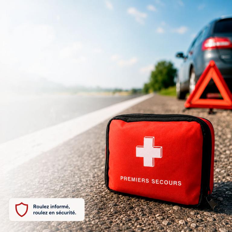Code du travail sur les trousses de secours en voiture