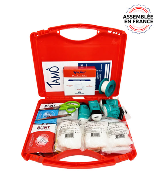 Le kit de premiers secours pour les administrations et les bureaux.