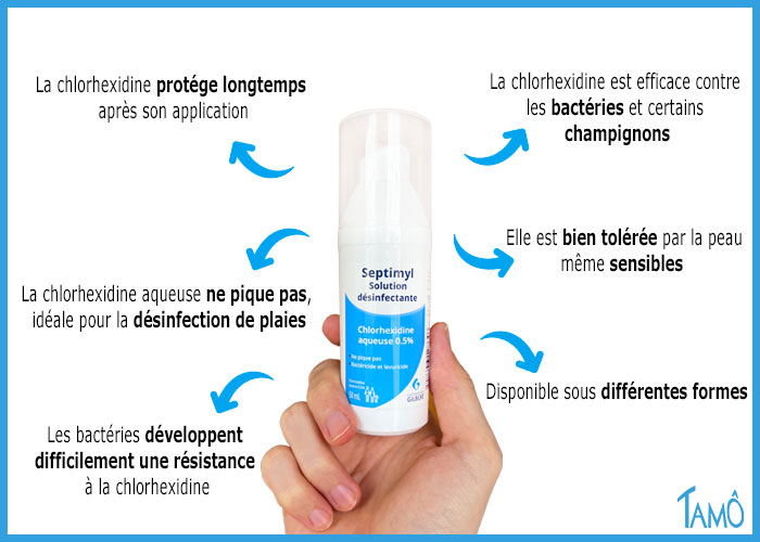 Antiseptique à la chlorhexidine