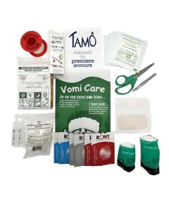 Composition trousse véhicule avec éthylotest 