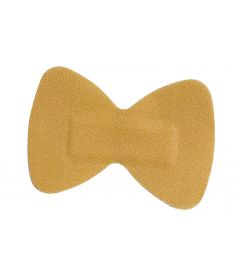 Pansements papillons roses tissé coton 7.5cm x 4.6cm