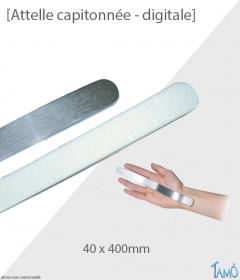 Attelle capitonnée digitale 40 x 400mm