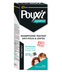 Shampoing Pouxit 200 ml avec peigne