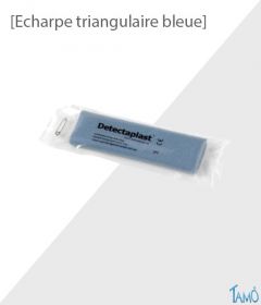 ECHARPE TRIANGULAIRE BLEUE - Non tissée