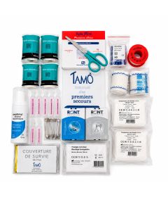 Composition trousse de secours accueil du public