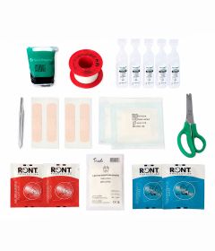 Composition trousse de secours souple 1 à 2 personnes