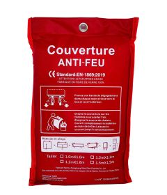 Couverture anti-feu en fibre de verre avec housse nylon