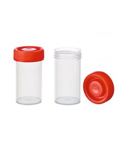 100 Flacons urine 40 ml avec couvercle vissant