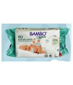 80 Lingettes nettoyantes pour bébé