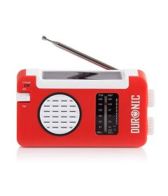 Duronic hybrid radio solaire dynamo USB
