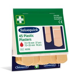 Recharge distributeur Cederroth 45 pansements plastiques 2 tailles