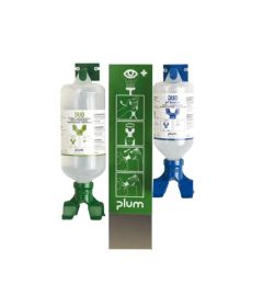 Station murale ouverte avec 2 oeillères PLUM