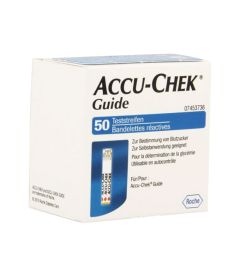 50 Bandelettes réactives Accu Chek guide