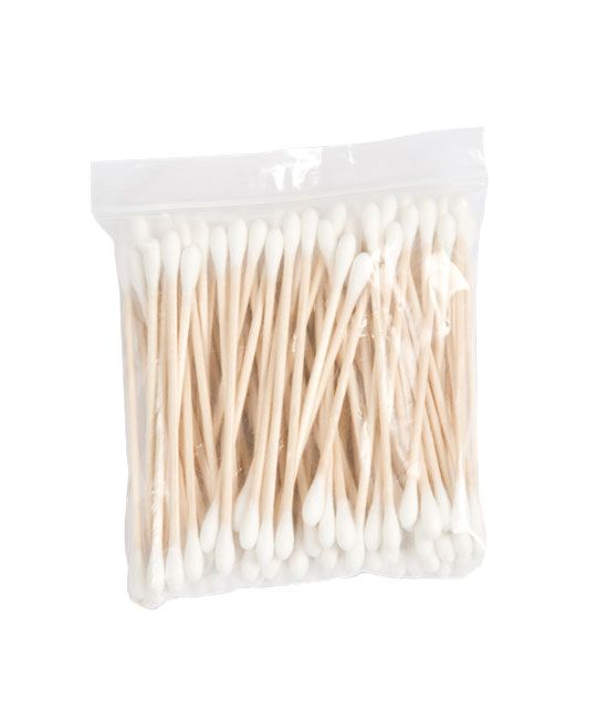 Coton tige en sachet de 100 bâtonnets adultes