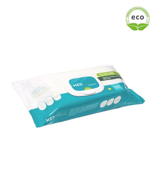 Lingettes nettoyantes pour la désinfection des surfaces