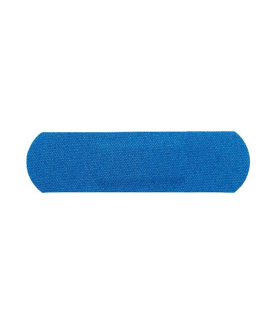 Les 100 pansements détectables tissés en coton bleu