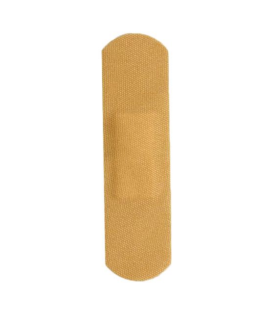 Lot de 100 pansements tissés en coton de 19mm x 72mm