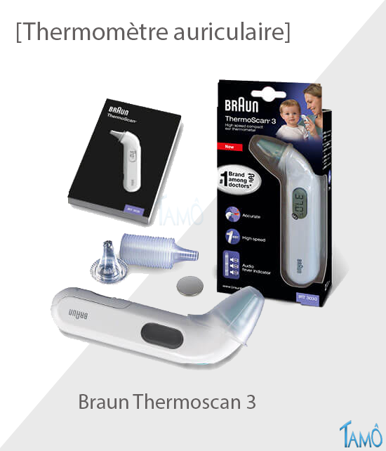 THERMOMETRE AURICULAIRE - Braun Thermoscan 3