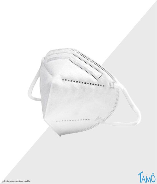 Les masques FFP2 de protection.