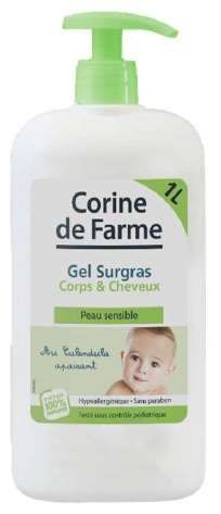 Gel doux lavant Surgras Corps et Cheveux