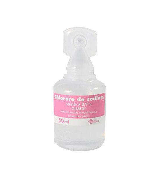 Dosettes de sérum physiologique de 50ml