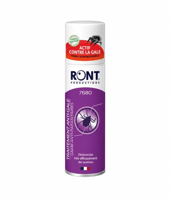 Aérosol acaricide RONT actif contre la gale 400 ml