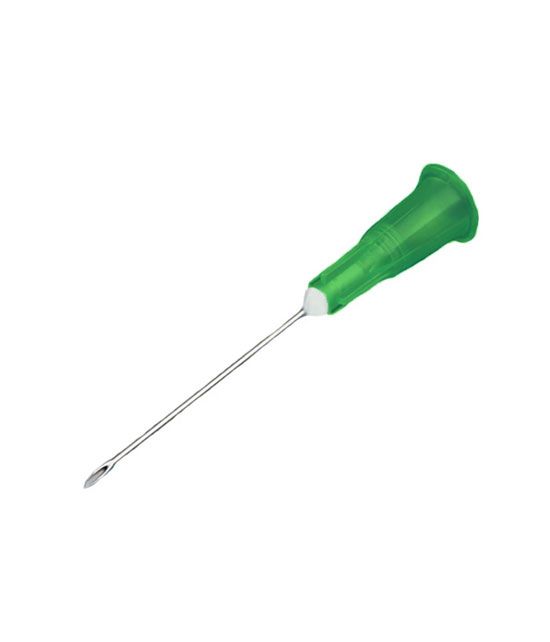 Aiguilles intraveineuses vertes par lot de 100