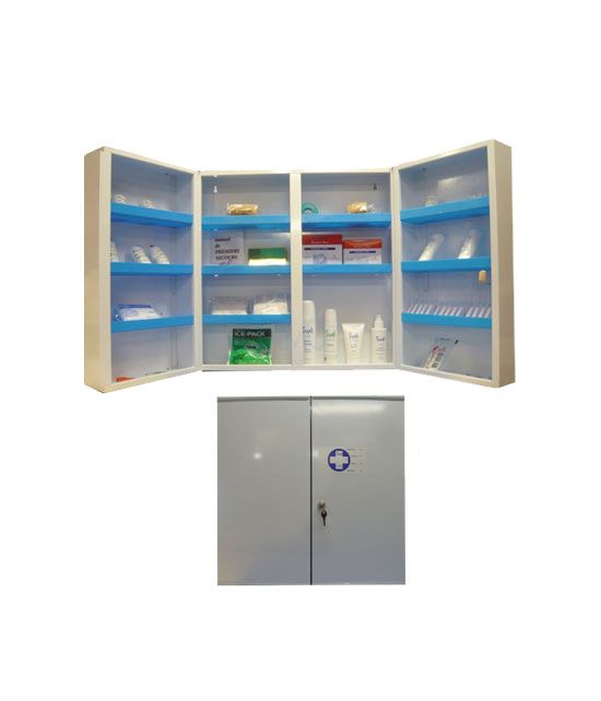 Armoire métallique 2 portes avec serrure