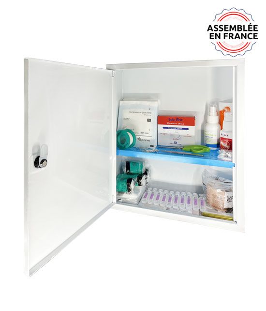 Armoire métallique 1 porte avec serrure pleine