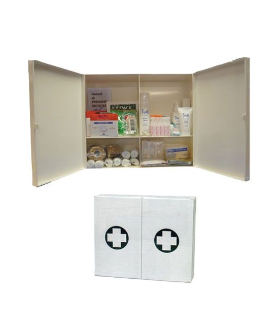Armoire en plastique deux portes, sans serrures