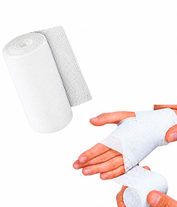 Bande de gaze extensible 3 m x 5 cm