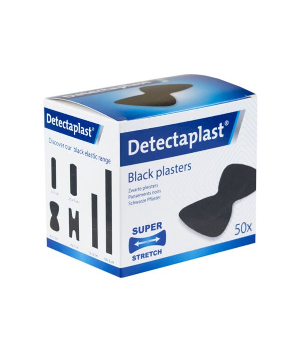 Pansements noirs extensibles par 50