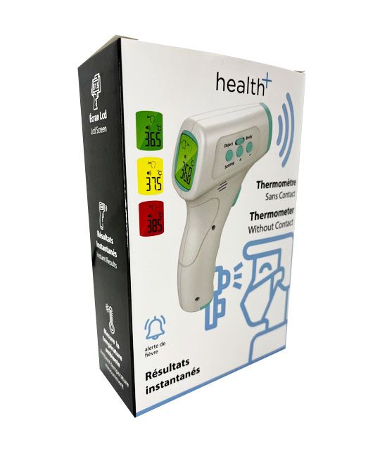 Thermomètre frontal connecté - Sans contact - avec Bluetooth - NC