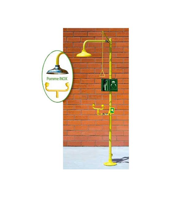 Le combiné sur pieds pour la douche