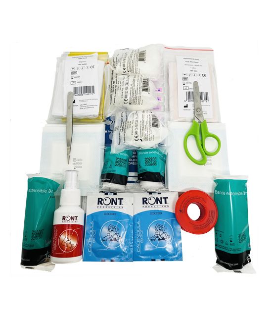 Composition trousse de secours ABS pour 4 à 6 personnes