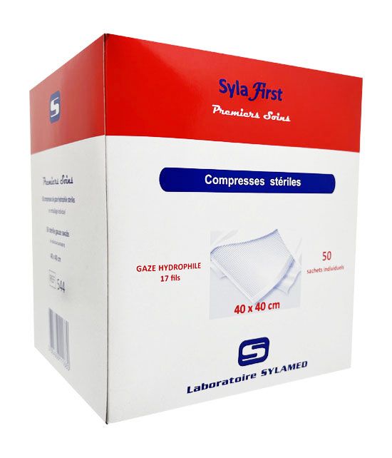Compresses Stériles en non tissé 7,5x7,5cm – 10×2SANTECARE - LPPR -  IDC-Pharma