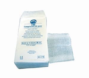 compresses tissées non stériles