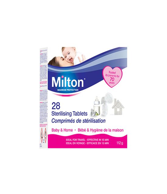 Comprimés stériles de la marque Milton