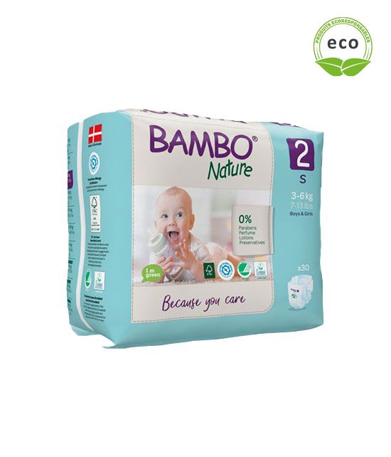 Sachet de 30 couches jetables écologiques pour bébé