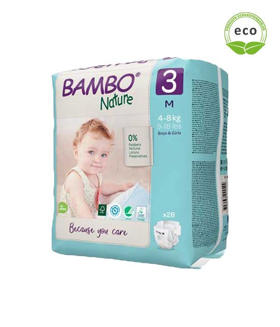 Les couches jetables écologiques pour bébé
