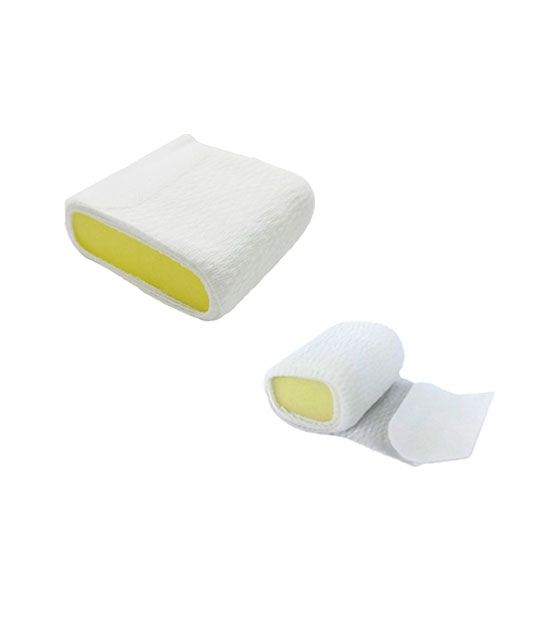 Coussin hémostatique d'urgence compressif