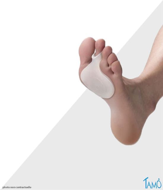 Coussinet métatarsien en silicone médical 