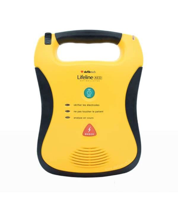 Défibrillateur semi-automatique Lifeline vue face