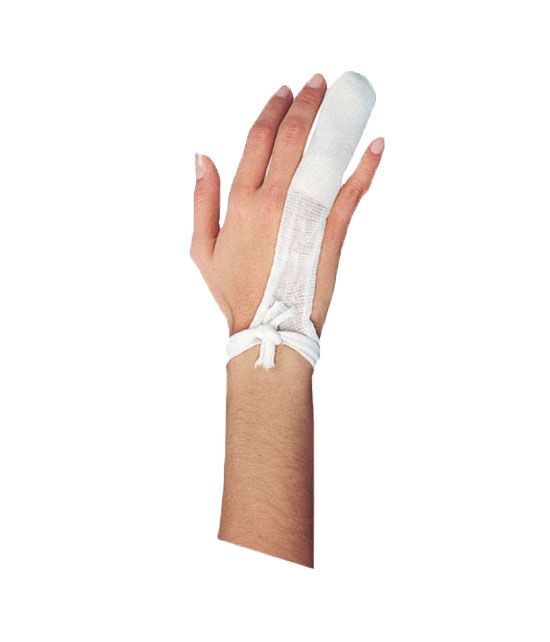 Doigtier stérile en coton avec mousse pour enfant