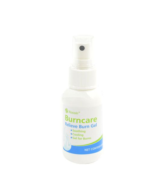 Gel en Spray pour les brûlures Burncare qui hydrate, apaise et soulage 