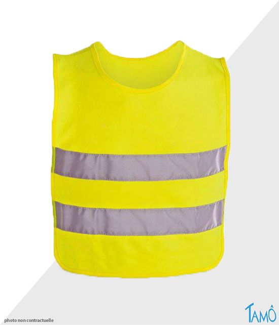 Gilet De Sécurité Enfant Jaune - Neuf Sans étiquettes, Pour La Visibilité